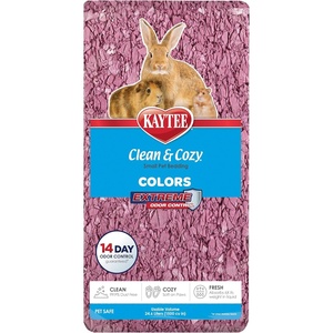 image:imageKaytee Clean amp Cozy Colors Small Animal Bedding with Extreme Odor Control Kaleidoscope 246 LitersPlum