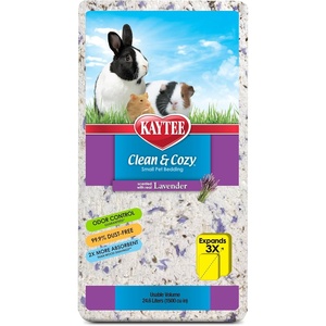 image:imageKaytee Clean amp Cozy Lavender Paper Bedding for Guinea Pigs 492 Liters246 Liters