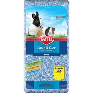 image:imageKaytee Clean amp Cozy Purple Bedding For Guinea Pigs Rabbits Hamsters Gerbils and Chinchillas 246 LiterBlue