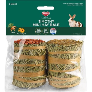 image:imageKaytee FieldForest Mini Hay Bales Apple and Rose 2 Pack 7 OuncesCarrot and Marigold