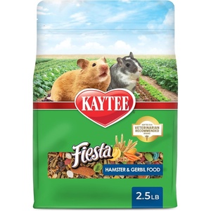 image:imageKaytee Fiesta Hamster amp Gerbil Food Nutritious and Fun Blend Supports Dental Health and Digestion 45 pounds25 Pound Pack of 1