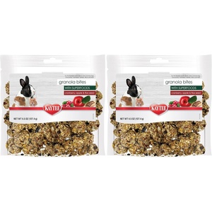 image:imageKaytee Granola Bites with Superfoods Spinach and Carrot for Rats Mice Hamsters Gerbils Rabbits Guinea Pigs and Chinchillas 45oz45 Ounce Pack of 2