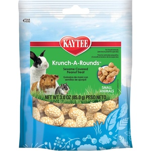 image:imageKaytee KrunchARounds Sesame Covered Peanut Treat Rabbit Treats 3 OzMixed Nuts
