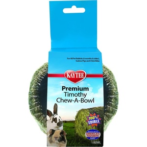 image:imageKaytee Premium Timothy Hay ChewABowl for Rabbits Guinea Pigs784 Ounce Pack of 1