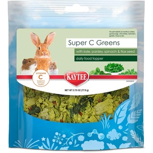 image:imageKaytee Super C Greens Daily Food Topper Superfoods 275 OuncesGreens Kale  Parsley  Spinach  Flaxseed