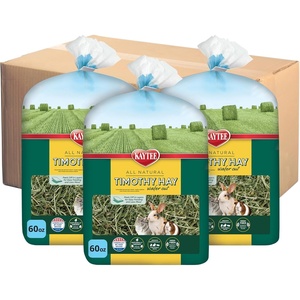image:imageKaytee Wafer Cut Timothy Hay for Rabbit amp Guinea Pigs 60 Ounce1125 Pound Pack of 1